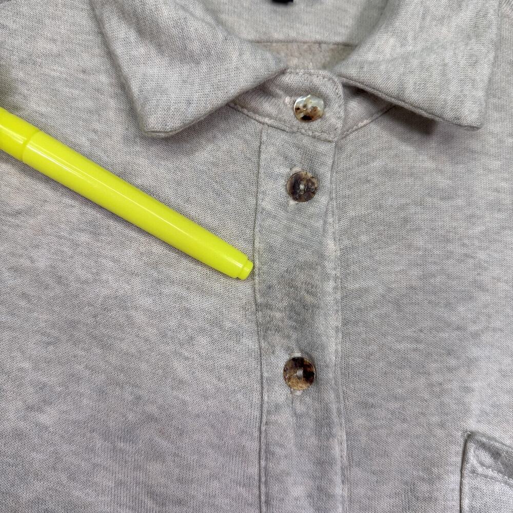 Bleusalt Shirt Womens 1 Small Button Front Collared Pocket Lounge Soft Modal - Picture 5 of 11